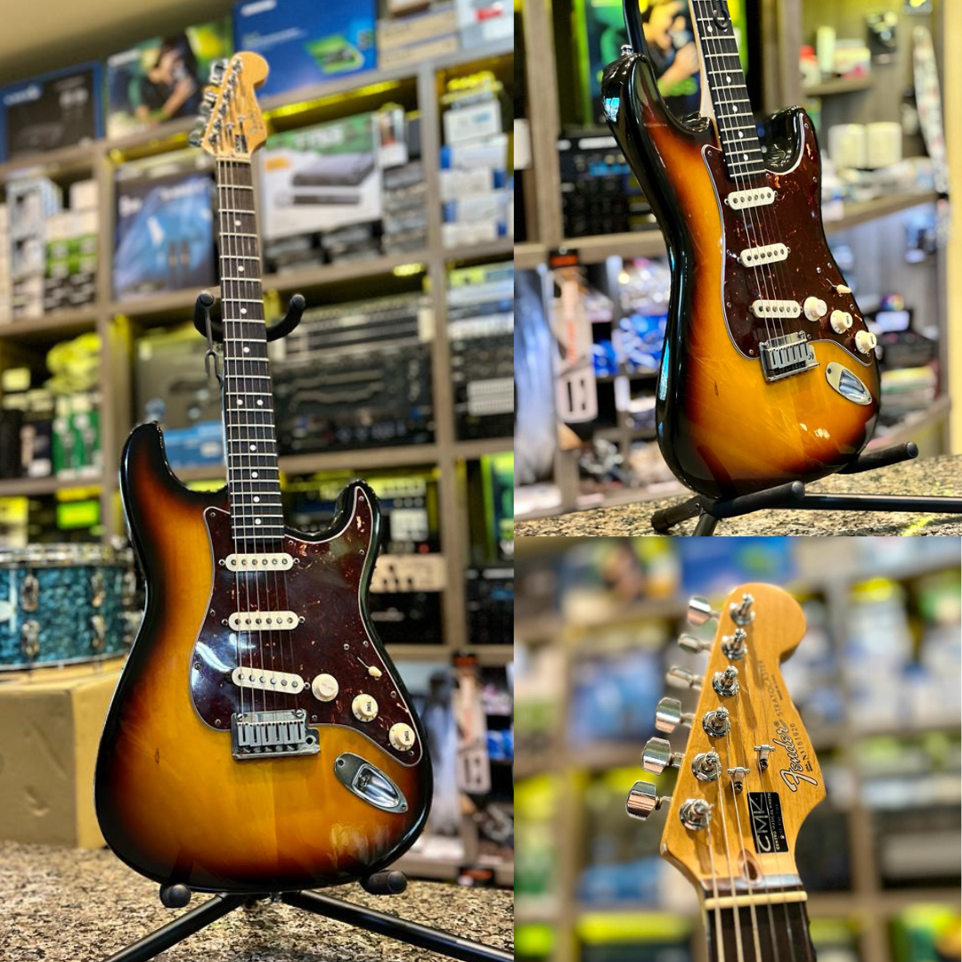 Foto do produto Guitarra Fender Americana 1993 Stratocaster Sunburst (usada)