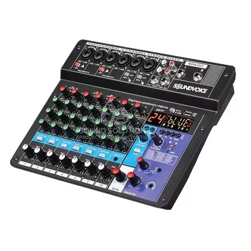 Foto do produto  MESA DE SOM COMPACTA SOUNDVOICE MC8 BT