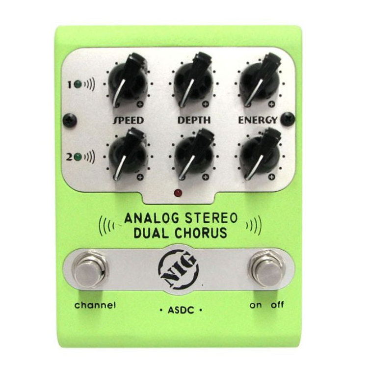 Foto do produto  Pedal ANALOG STEREO DUAL CHORUS ASDC Nig Music