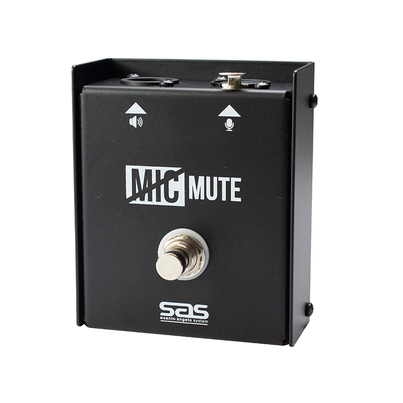 Foto do produto  Pedal MIC MUTE MM1 da SAS sem Trava Preto - Santo Ângelo