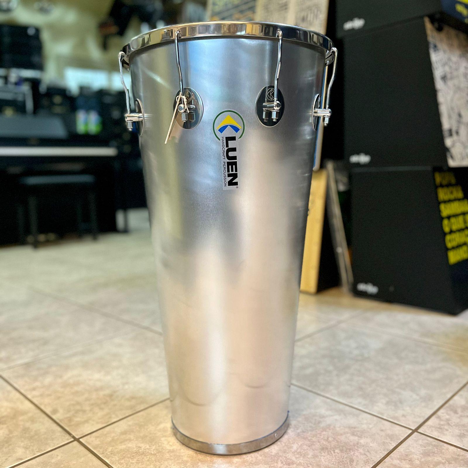 Foto do produto  Timba 70x14 aluminio 8 afinadores Ferrclass cromado Luen