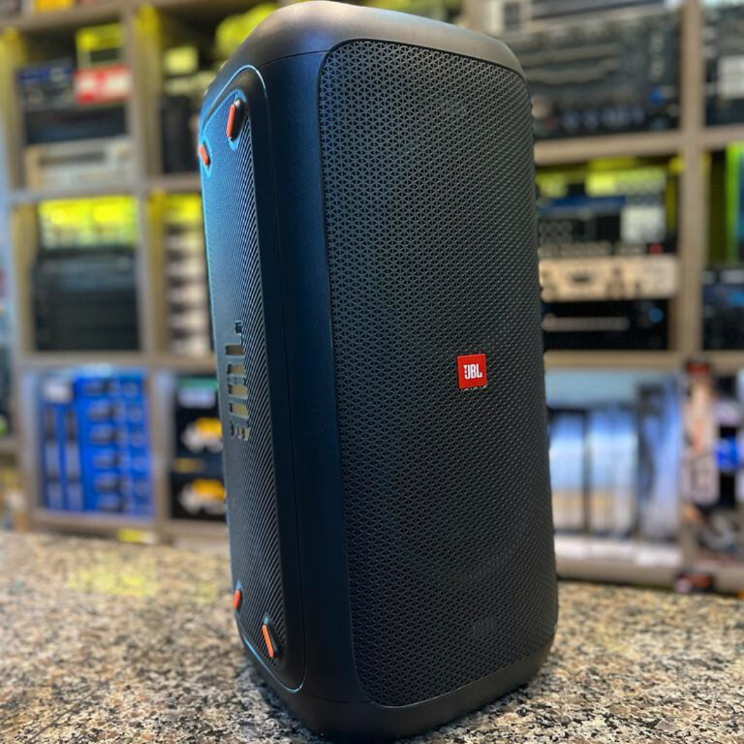 Torre de som JBL PartyBox 100 com efeitos de luz - CMK