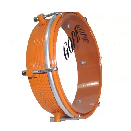 Foto do produto TAMBORIM 6" luminix lARANJA FRISADO 6 AFINAÇÕES PELE CRISTAL