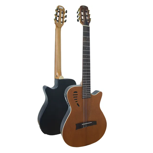 Foto do produto  Violão Flat Cutaway Nylon VN-11 Mahogany Fosco - Marquês 