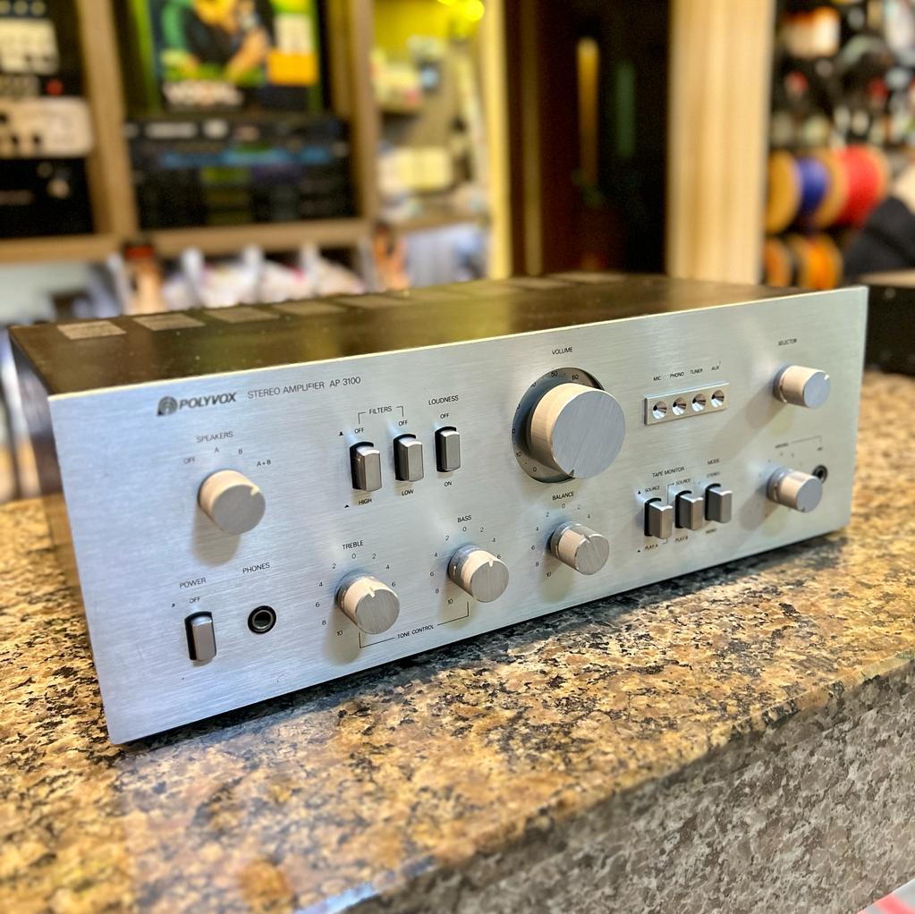 Foto do produto Polyvox Stereo Amplifier AP-3100 (usado) Foto do produto Polyvox Stereo Amplifier AP-3100 (usado)
