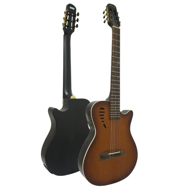Foto do produto  Violão Flat Cutaway Nylon VN-11 Castanho Fosco - Marquês