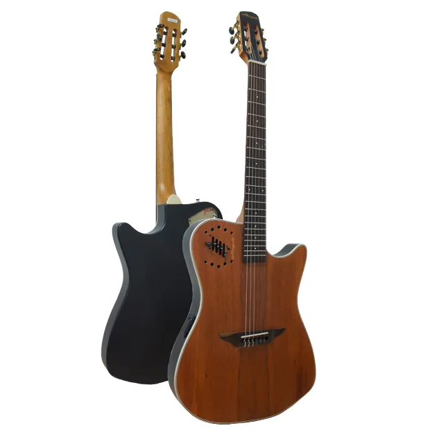 Foto do produto  Violão Flat Cutaway Nylon VN-12 Mahogany Fosco - Marquês