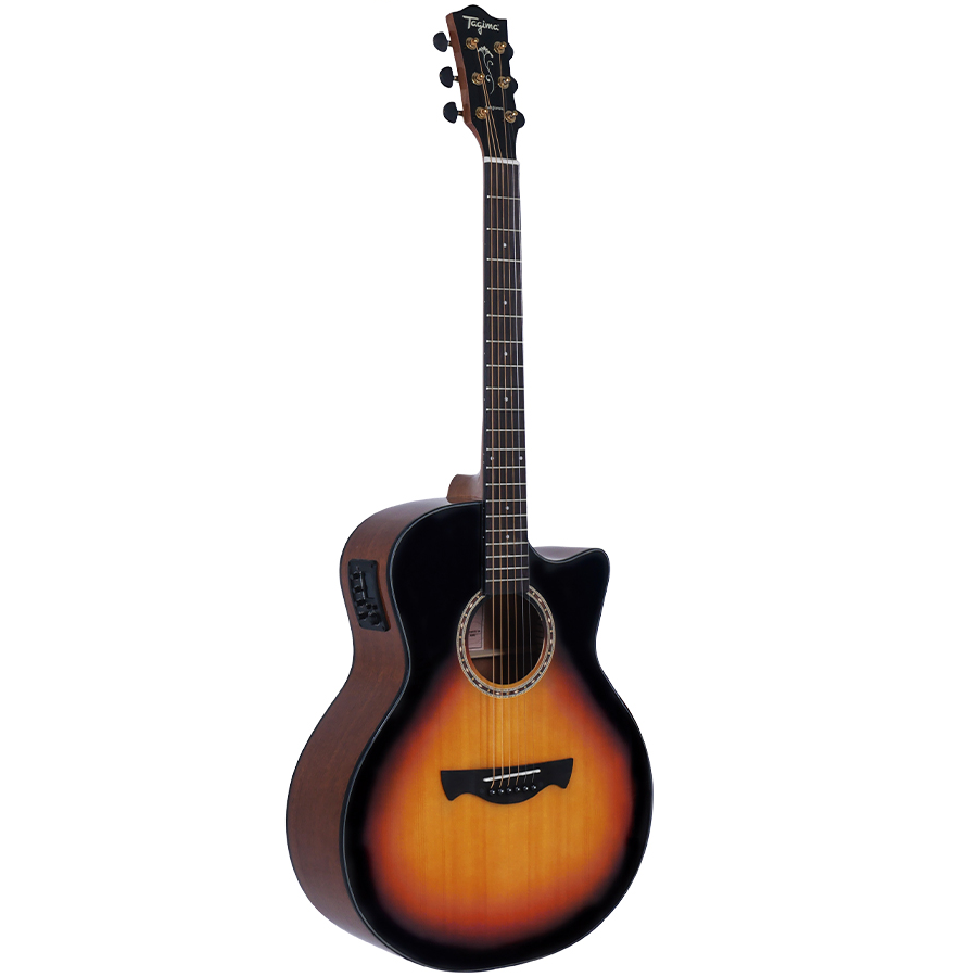 Foto do produto Violão Tagima - Drop Sunburst - EQ - Medium Jumbo Foto do produto Violão Tagima - Drop Sunburst - EQ - Medium Jumbo