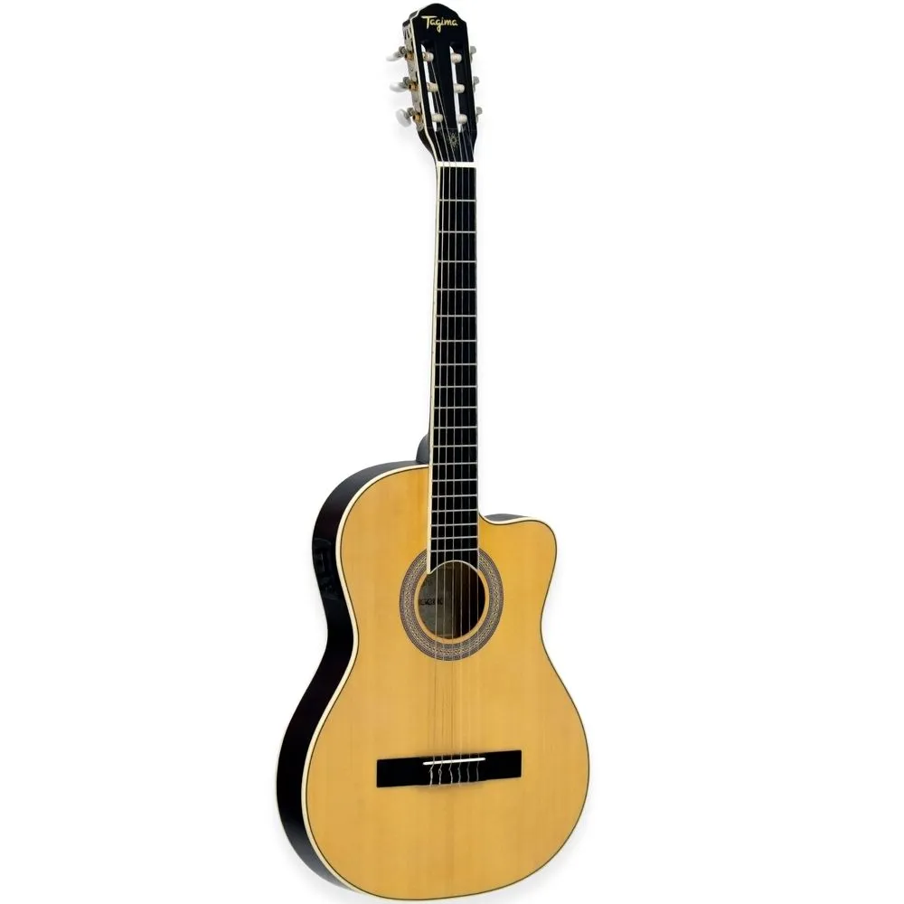 Foto do produto Violão Tagima Cartagena Latin America - Natural - EQ - Flat Nylon Foto do produto Violão Tagima Cartagena Latin America - Natural - EQ - Flat Nylon
