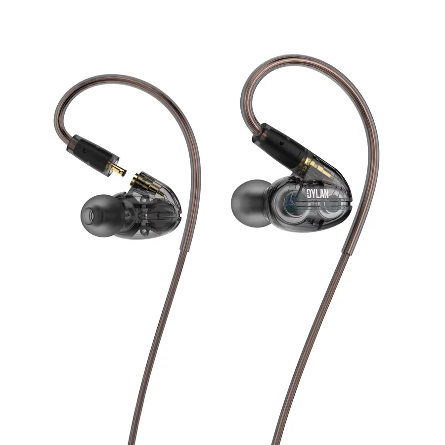 Foto do produto  Fone in-ear Dylan de dois drivers para palco DE-225 PRETO
