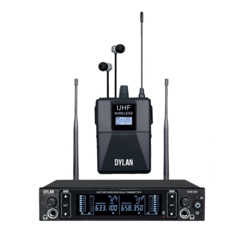 Foto do produto  Monitor Sem Fio In Ear Dylan DSM-301 Receptor UHF 100 Canais