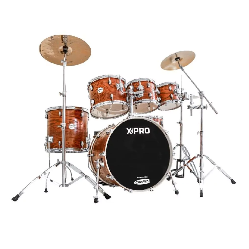 Foto do produto Bateria X Pro Stage Bt820 Stg3t Dark Wood Completa 3 Tom (7720) Foto do produto Bateria X Pro Stage Bt820 Stg3t Dark Wood Completa 3 Tom (7720)