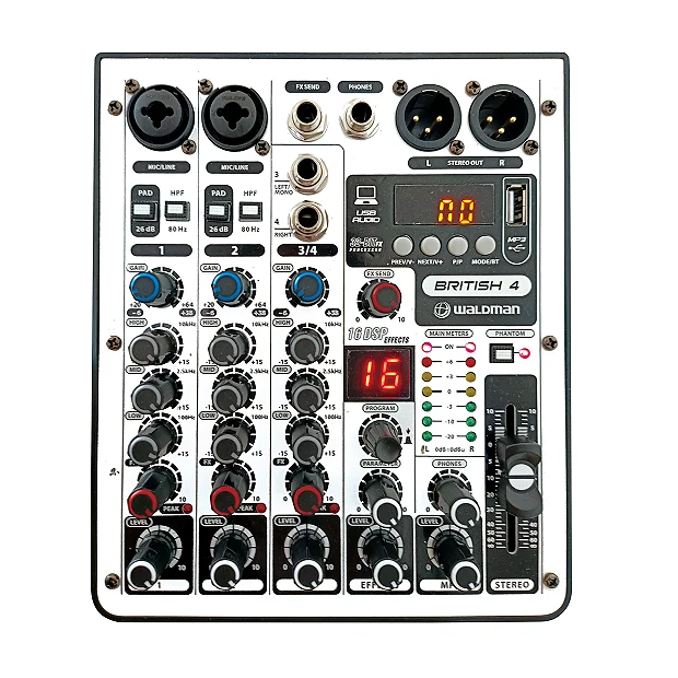 Foto do produto  Mesa de Som Waldman British B-4