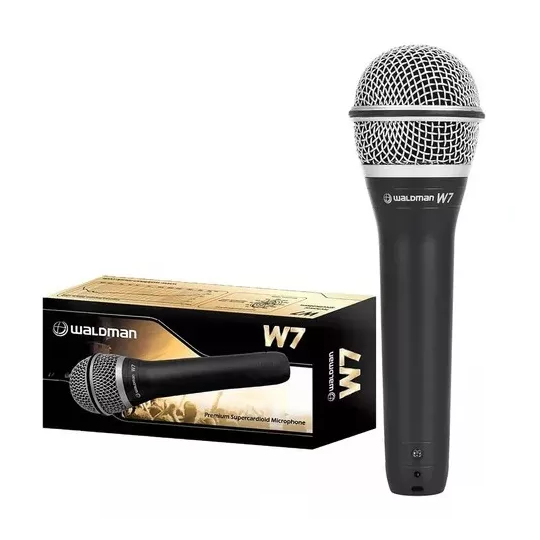 Foto do produto  Microfone Profissional Supercardióide Waldman W7