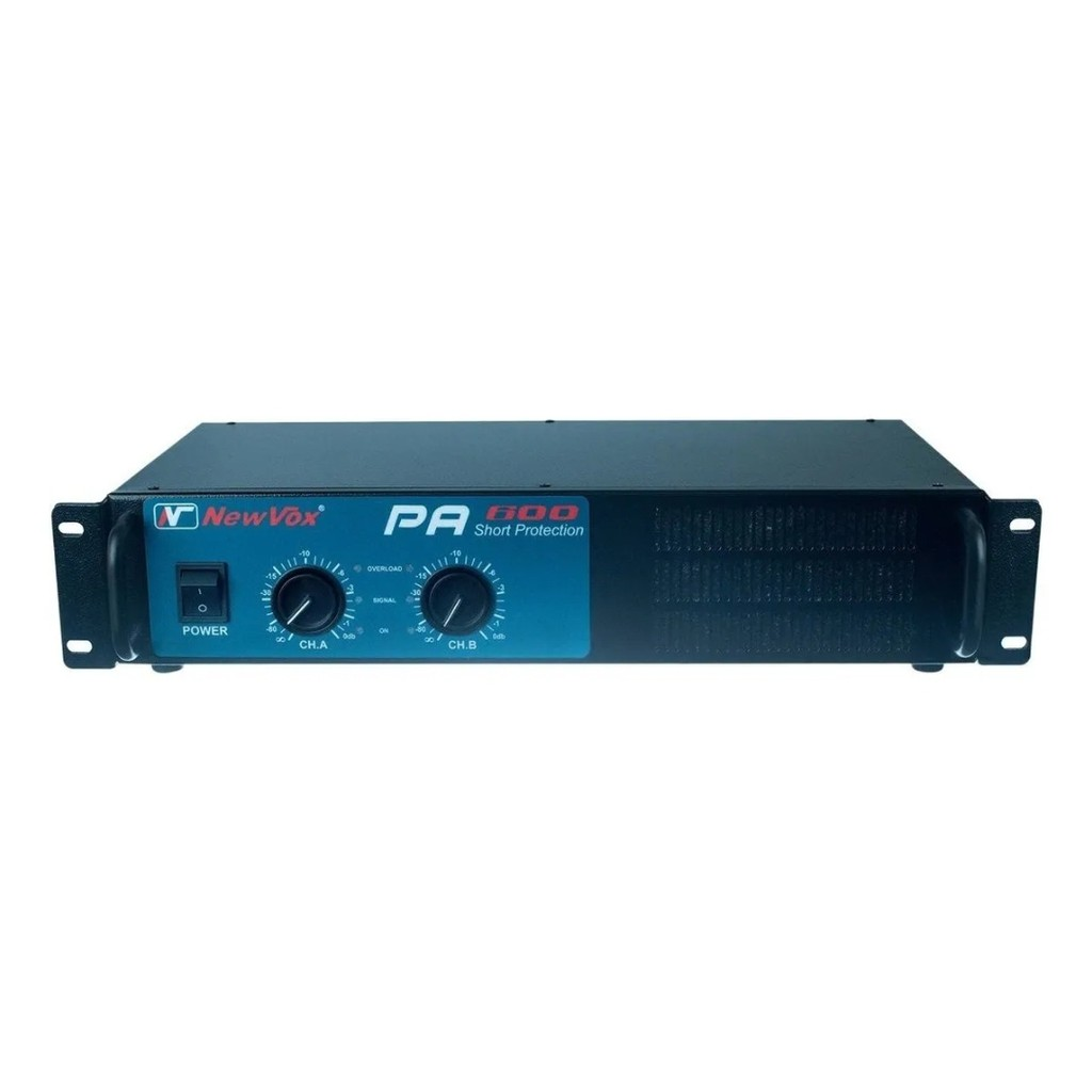 Foto do produto  Amplificador de Potência PA-600 com 300w Rms - NEW VOX