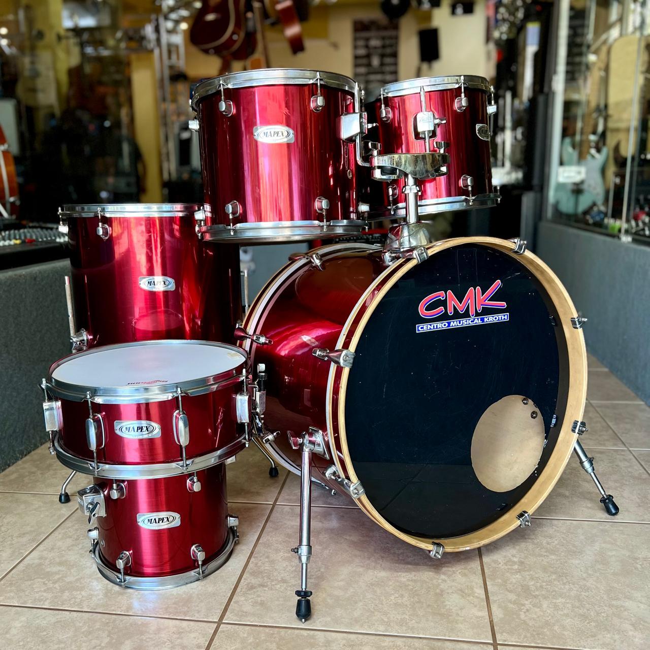 Foto do produto Bateria ShellPack MAPEX vermelha (usada) 