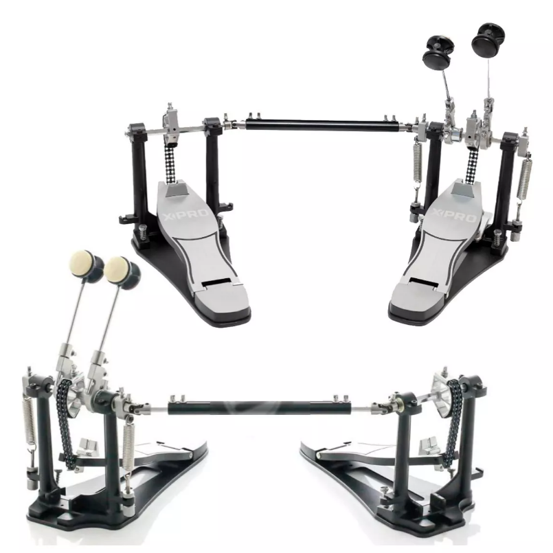 Foto do produto  Pedal Duplo Bateria Xpro Profissional Double Chain Drive Pr