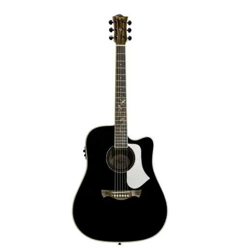 Foto do produto  Violão Tagima Dreadnought cutaway Folk EQ Aço  FS-200 BK