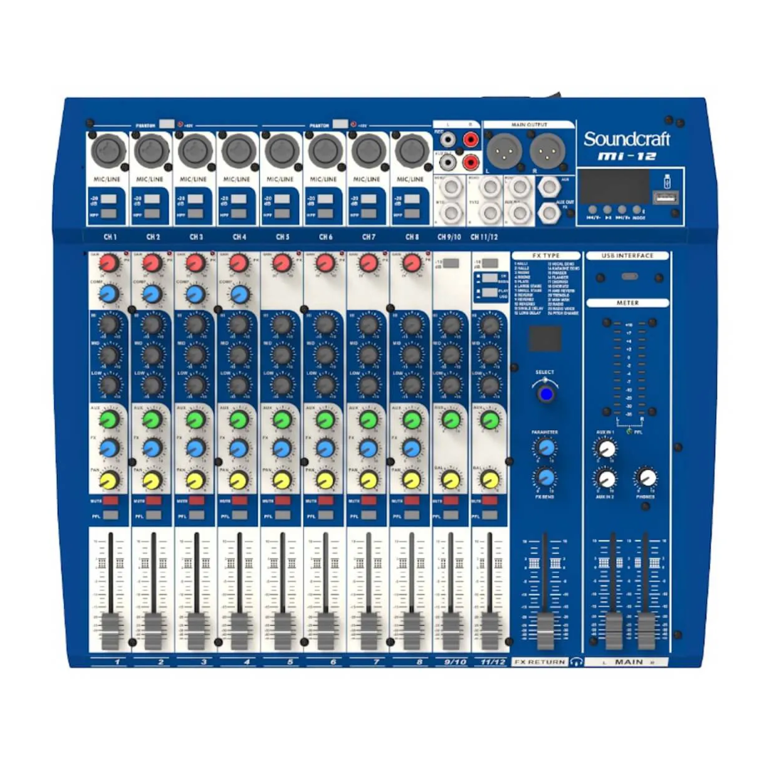 Foto do produto  Mixer Soundcraft MI-12 