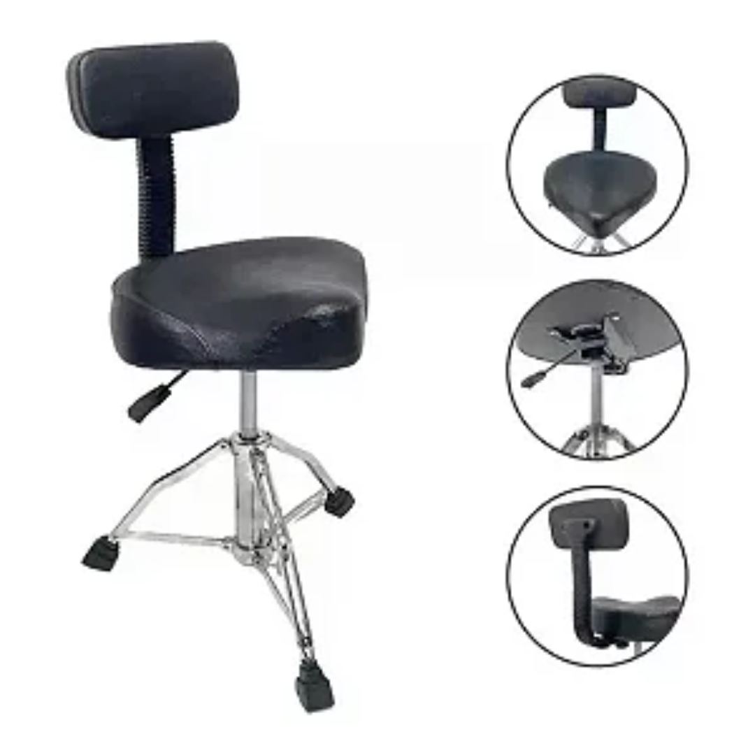 Foto do produto  Banco de bateria com encosto Selim pneumático Dreamer SG5BT