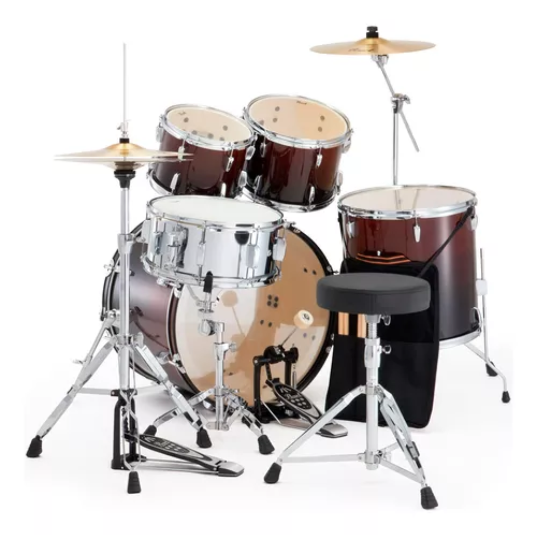 Foto do produto Bateria Pearl Roadshow Bumbo 22 C/banco E Ferragens Compacta Foto do produto Bateria Pearl Roadshow Bumbo 22 C/banco E Ferragens Compacta