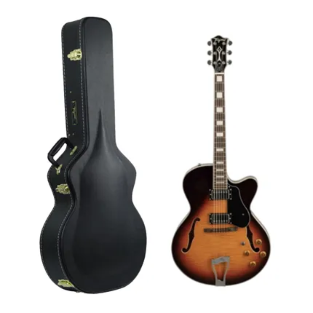 Foto do produto  Guitarra acustica 2H escala escura Jazz-1900 VSB 