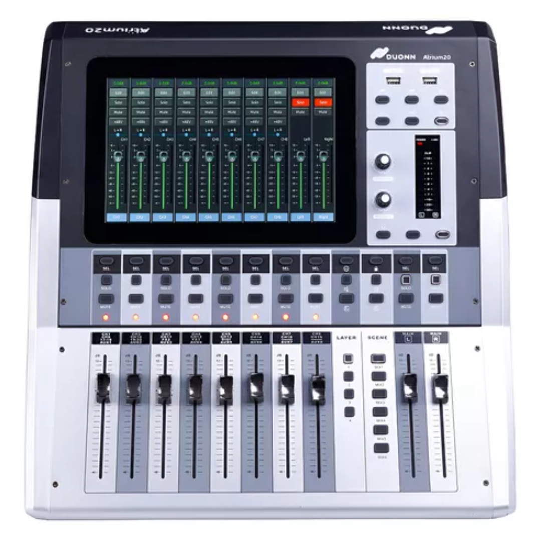 Foto do produto  Mesa De Som Digital Duonn Atrium 20 Canais 8 Aux