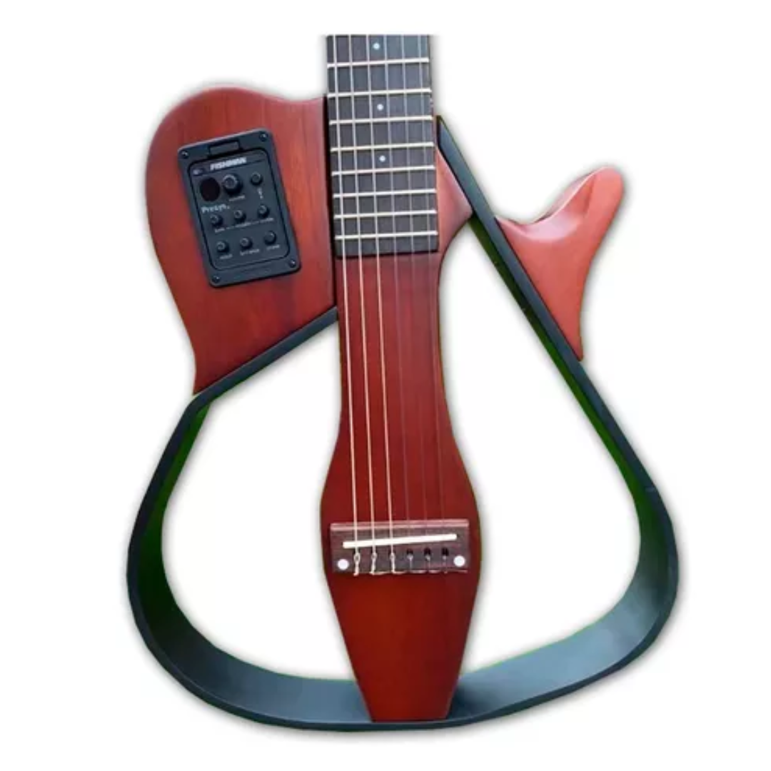 Foto do produto  Violão Marques vazado VN-18CTSEQ  nylon castanho fosco ativo fishman