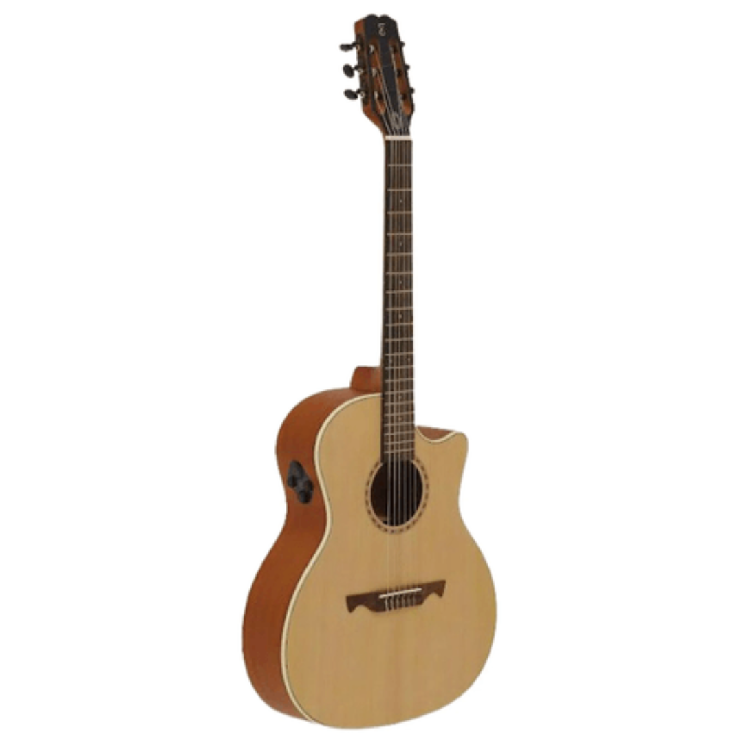Foto do produto  Violão medium jumbo EQ nylon T/Sapele echos ntop Tagima