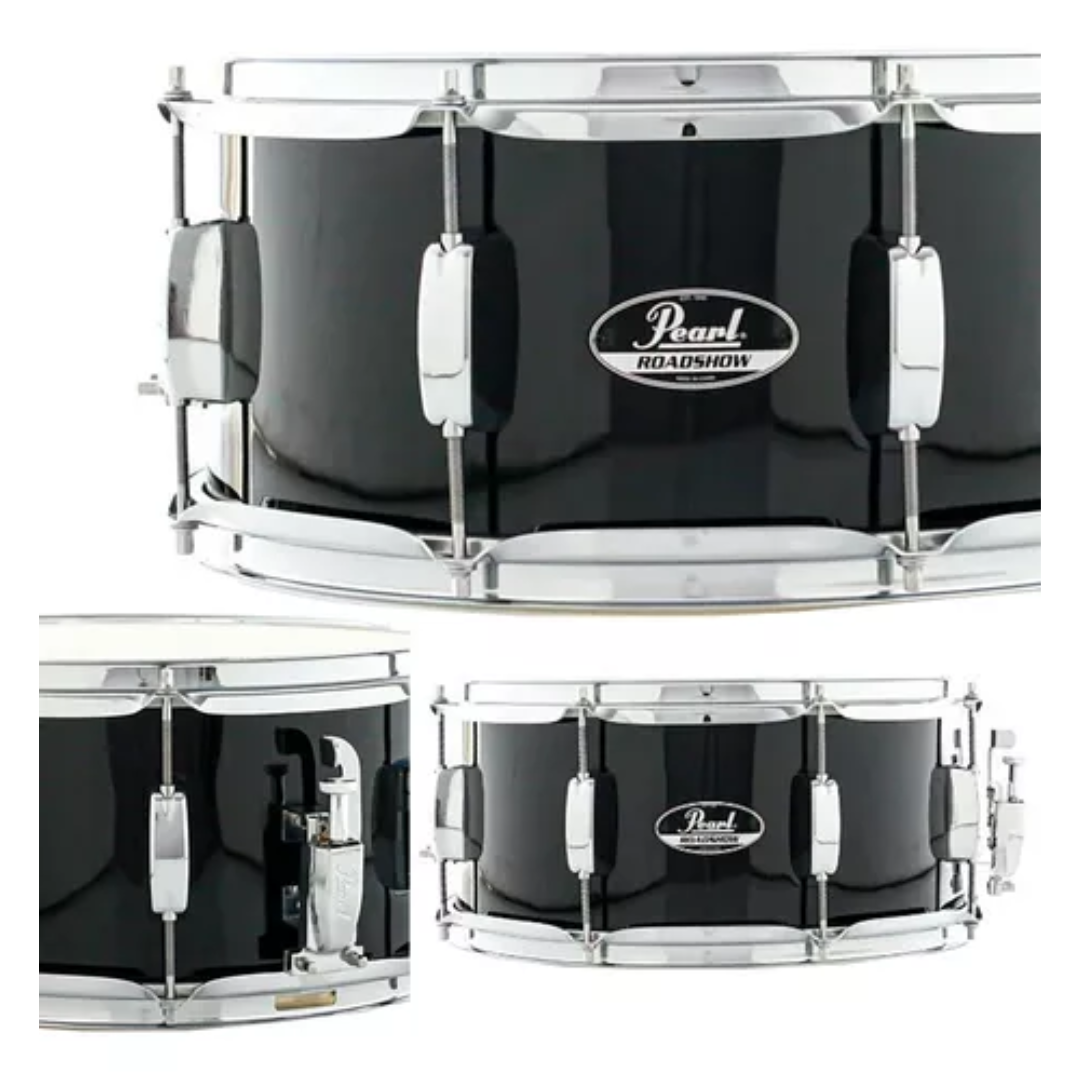 Foto do produto  Caixa 14x6,5¨pearl Preta 8 Afin Timbre Médio/grave Roadshow