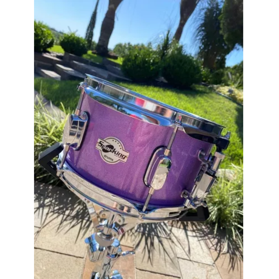 Caixa 14x8¨ Spanking 10 Afinações Purple Roxa De Bateria - CMK