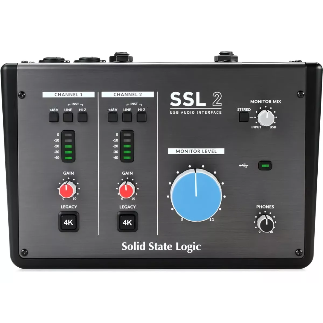 Foto do produto  Interface de áudio Solid State Logic SSL 2