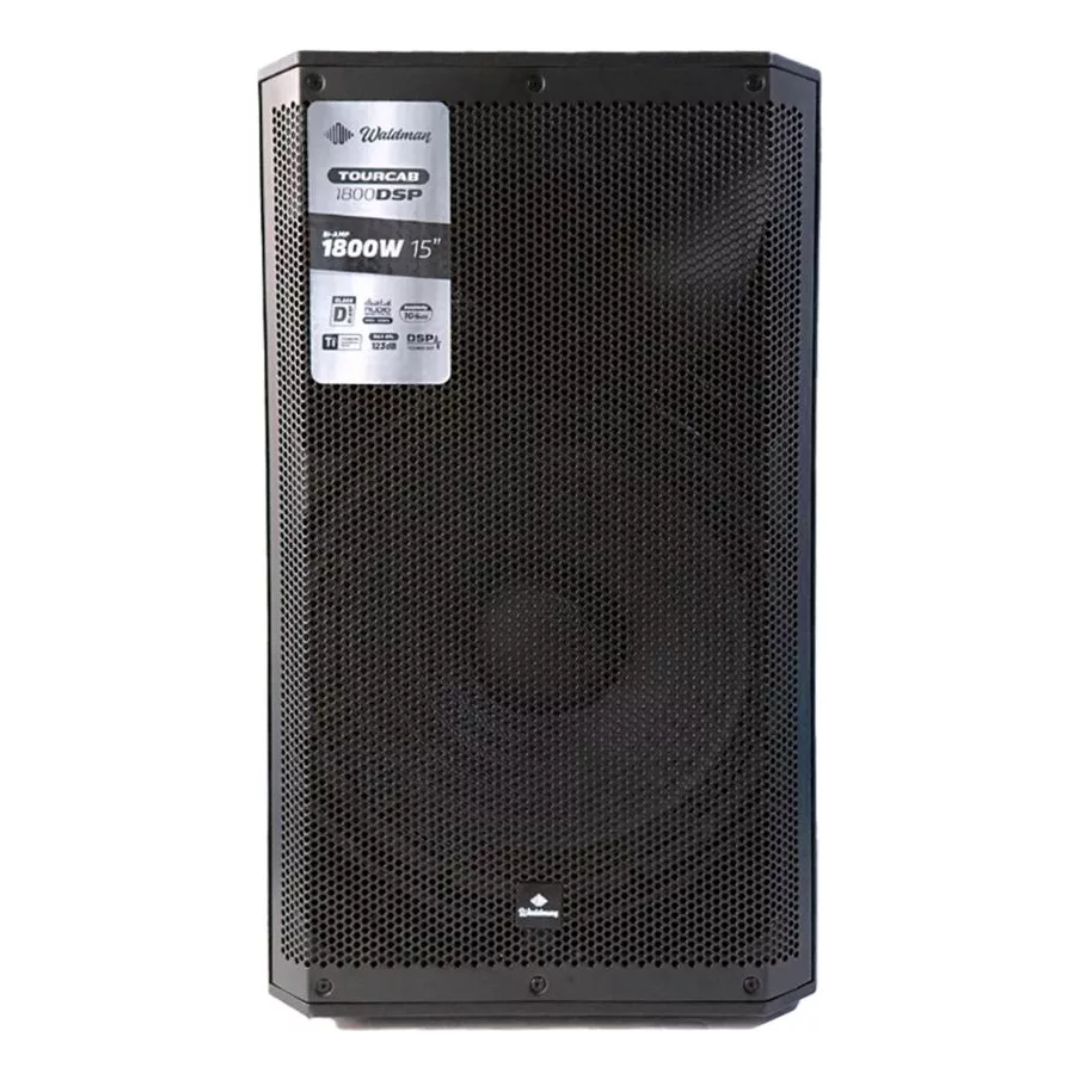 Foto do produto  Caixa Waldman 15 Pol. Tc-1800dsp Ativo 50 Hz 20 Khz 450w Cor Preto 110v/220v (bivolt)