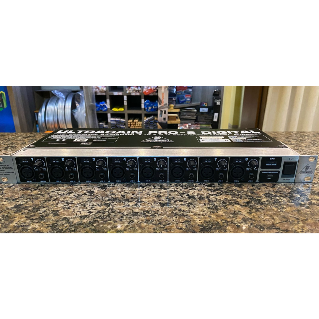 Foto do produto  Behringer Ultragain Pro-8 Digital ADA8000 (USADO)