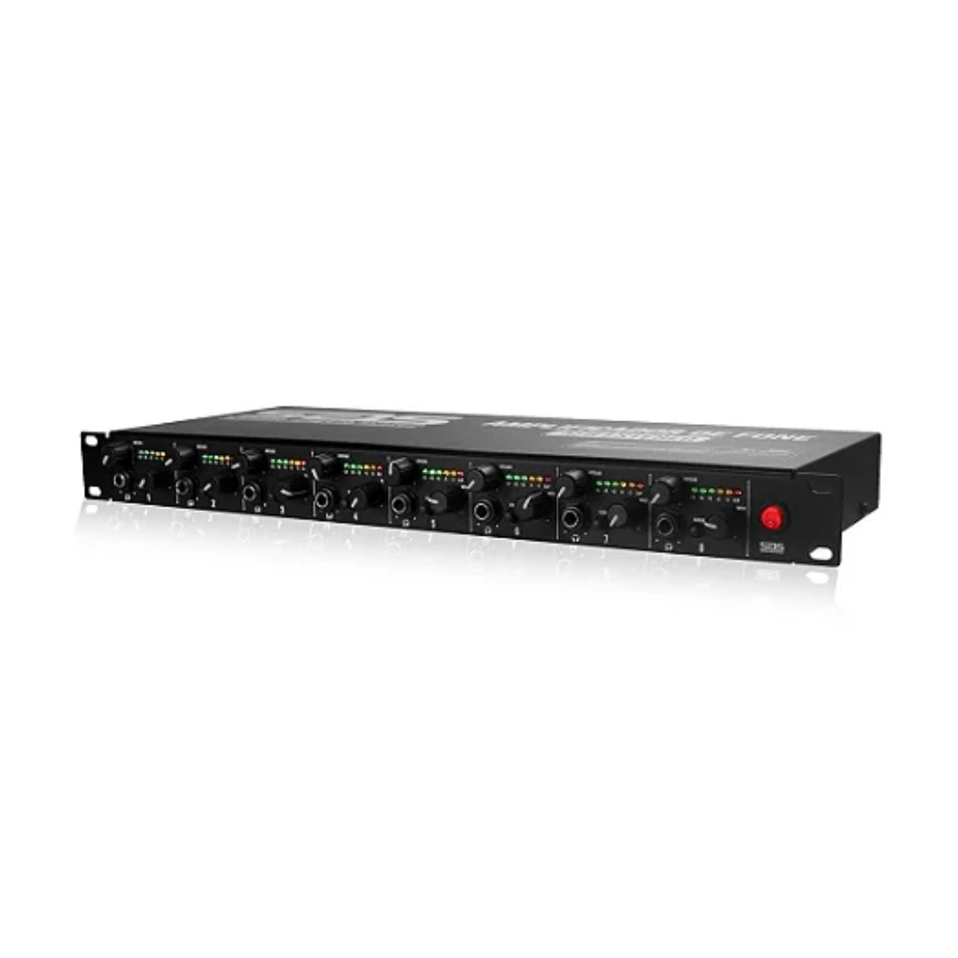 Foto do produto  AMPLIFICADOR DE FONE RACK SANTO ANGELO AF8ST BK