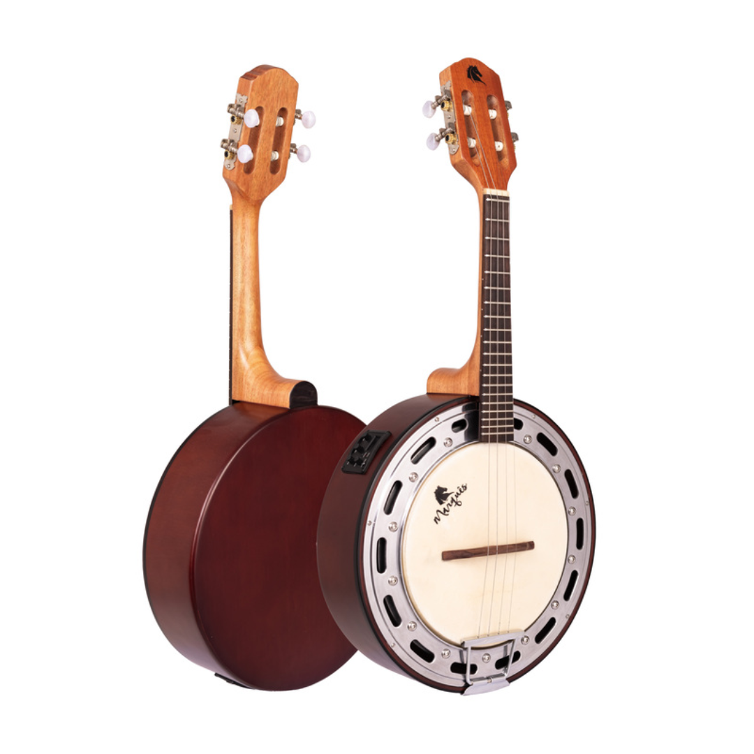 Foto do produto BAJ-138CTSEQ - Banjo Eletroacústico Ativo Castanho Fosco com Aro Jateado