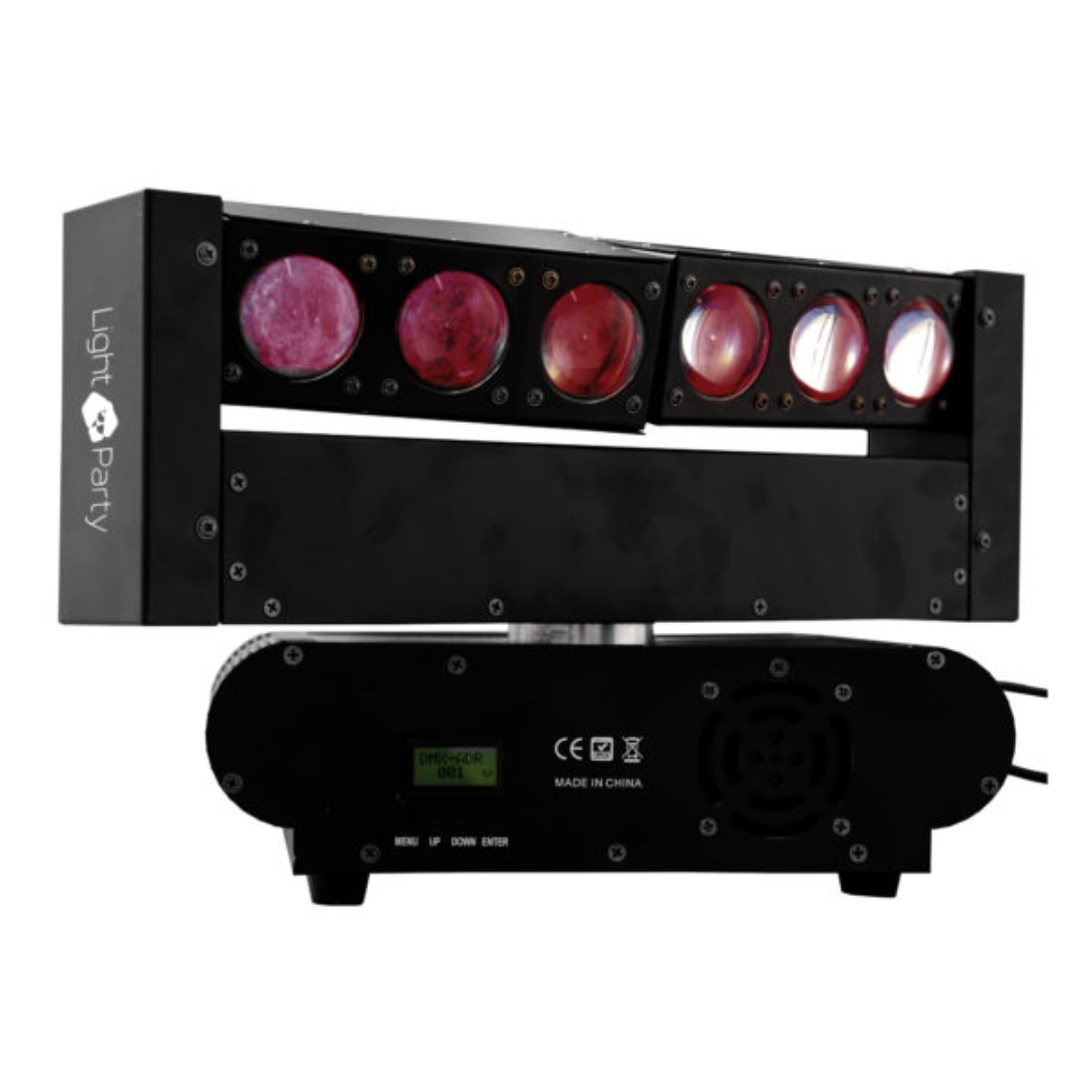 Foto do produto  LP-06SPD MOVING SPIDER 6X10W RGBW