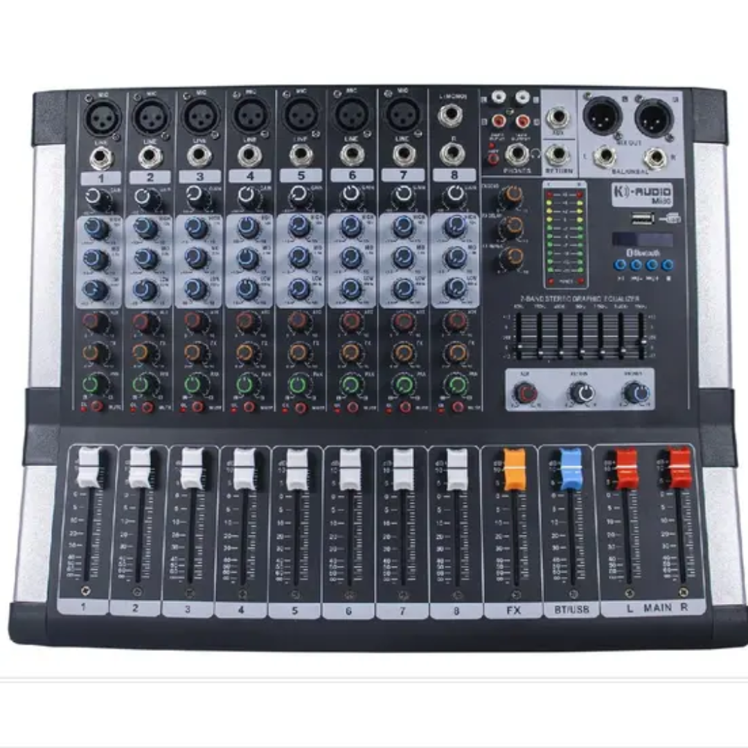 Foto do produto  MESA K-AUDIO MI 80 8 CANAIS 