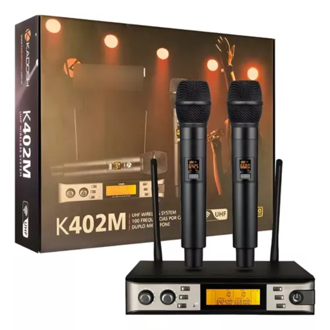 Foto do produto  MICROFONE KADOSH SEM FIO K 402M