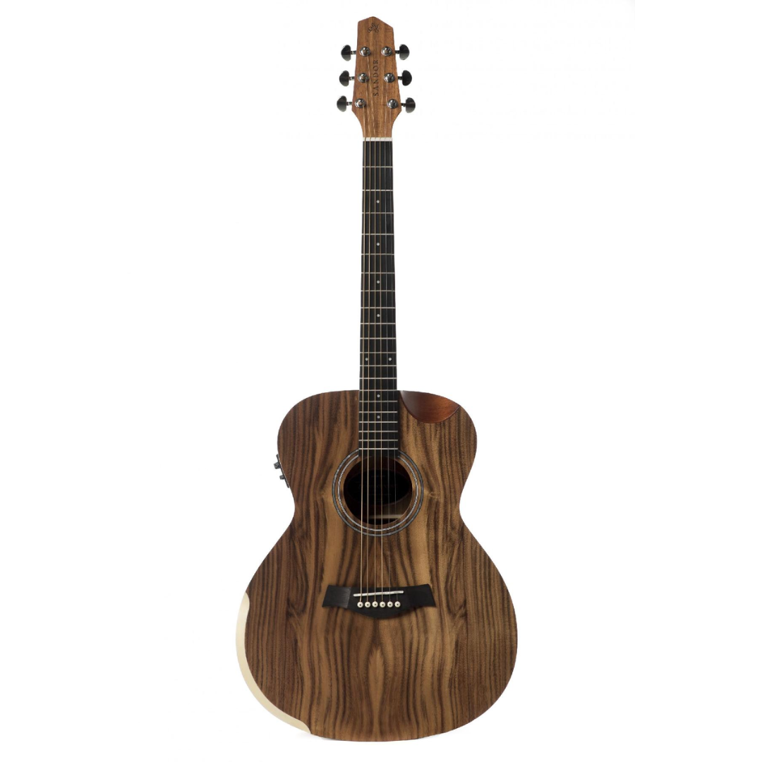 Foto do produto  SANDOR DETAIL KONIK C KOA VIOLAO MODELO GRAN CONCERT  TAMPO KOA LAMINADO CUTWAY NA COR KOA COM EQUALIZADOR 