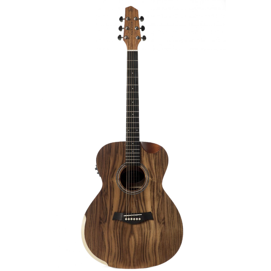 Foto do produto  SANDOR NORIKER NA VIOLAO MODELO CLASSICO TAMPO SPRUCE SOLIDO NA COR NATURAL ENVERN. C/ EQUALIZADOR