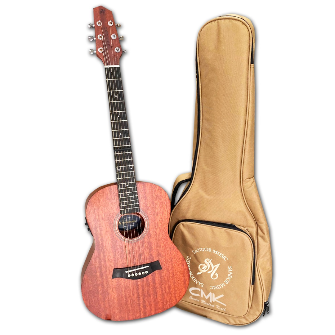 Foto do produto  VIOLÃO SANDOR BRUMBY MOG VIOLAO MODELO BABY TAMPO MOGNO LAMINADO NA COR MOGNO COM EQUALIZADOR 
