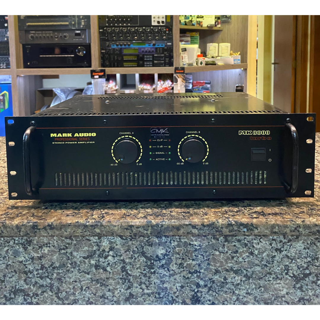 Foto do produto  Amplificador Mark Audio MK8000 turbo (USADO)