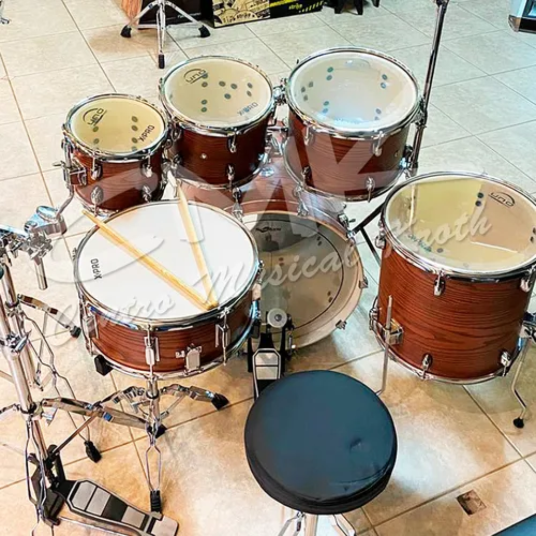 Bateria Bumbo 20¨ Xpro Completa 3tom Ferragens Pratos Banco - CMK