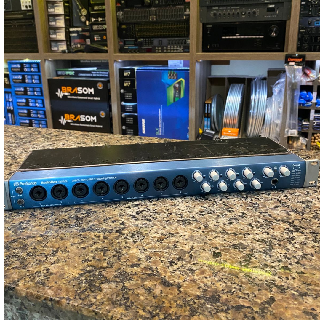 Foto do produto Interface Presonus Audio Box 1818 Vsl (usada) Foto do produto Interface Presonus Audio Box 1818 Vsl (usada)