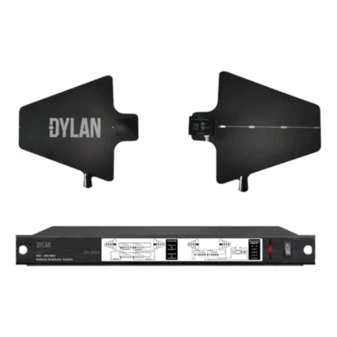 Foto do produto  Distribuidor De Antena Dylan Da 800 P/ Microfones Sem Fio Cor Preto
