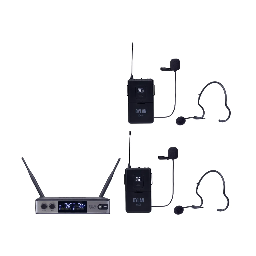 Foto do produto  MICROFONE SEM FIO UDX-06 MULTI