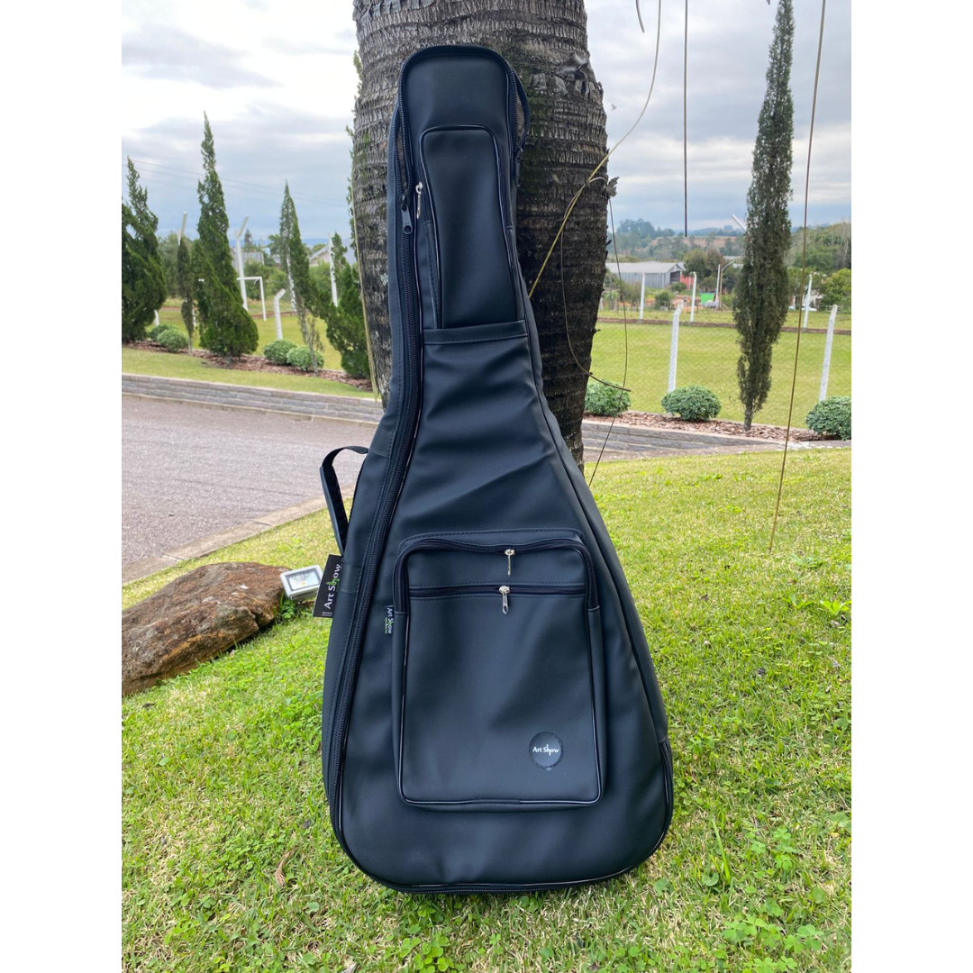 Foto do produto  HARD BAG VIOLÃO FOLK PRETA 