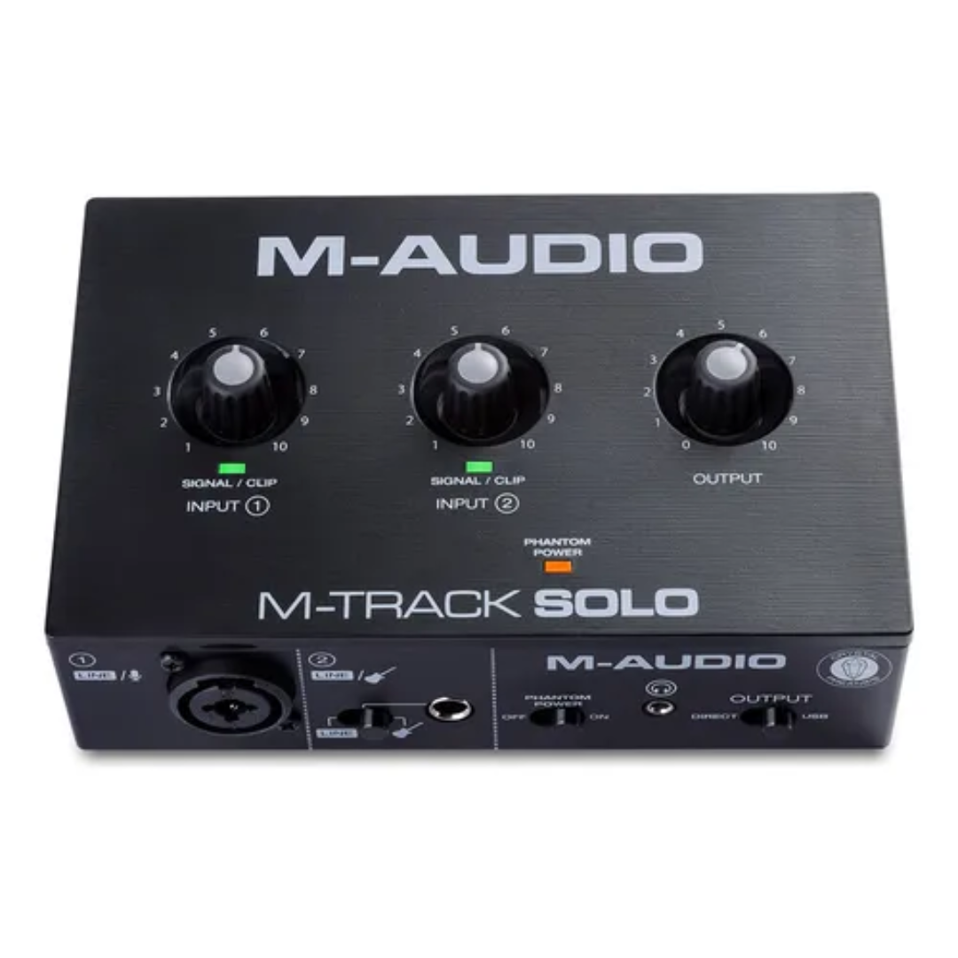 Foto do produto  INTERFACE DE AUDIO 2 ENTRADAS 1 XLR MTRACKSOLO