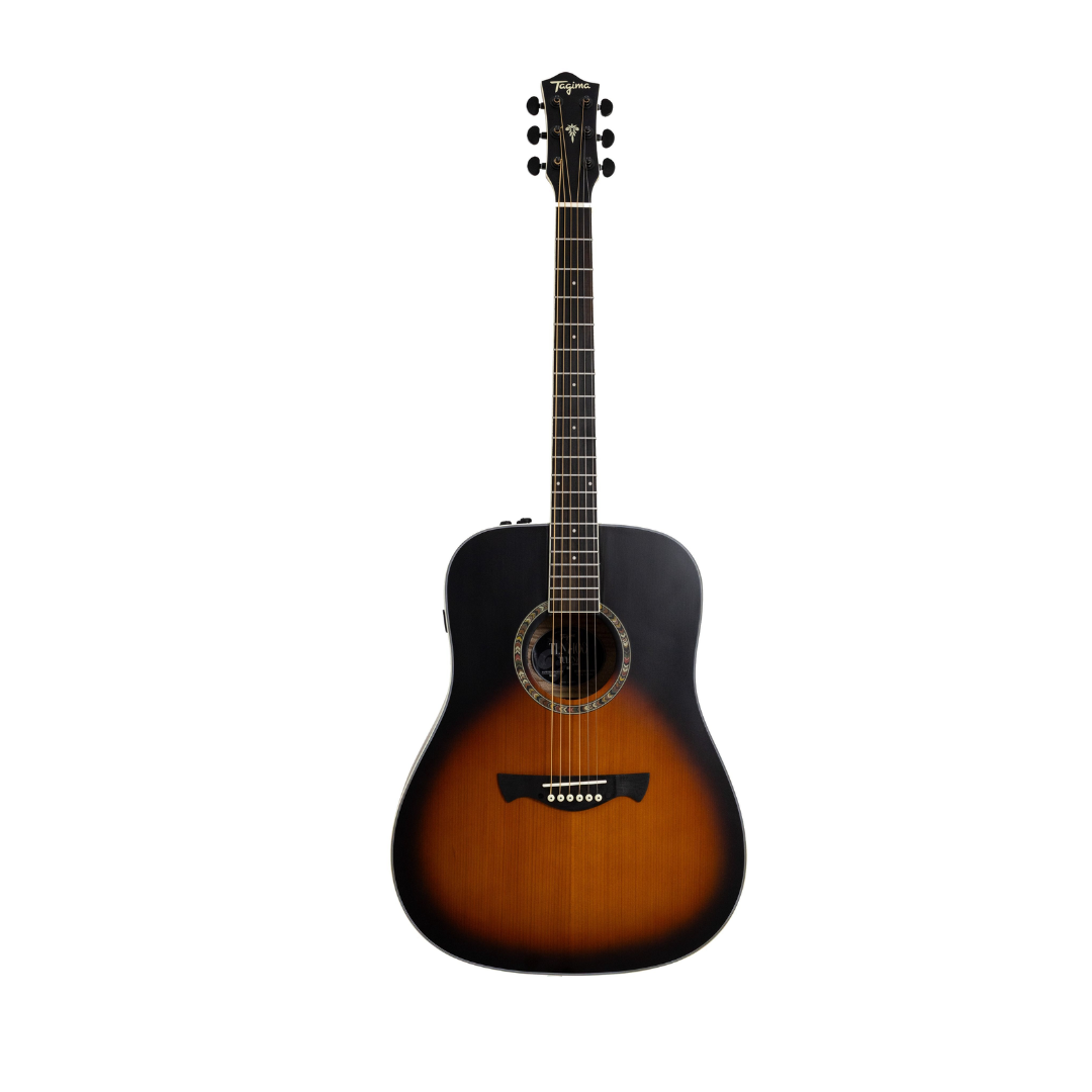 Foto do produto  VIOLAO FOLK NON-CUTAWAY EQ AÇO T/ RED CEDAR B/S SAPELE TLM-100 SB TAGIMA